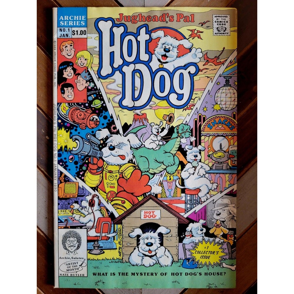 Jughead's Pal Hot Dog #1 VG/FN (Archie Comics 1990) Nate Butler First Issue!